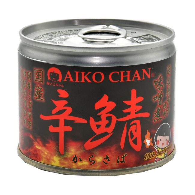 Ito Foods Aiko-chan Spicy Mackerel Boiled in Miso, 6.7 oz (190 g) x 4 Packs