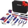 WORKPRO Home Tool Kit 100 Piece Kitchen Drawer Household Easy Carrying Pouch