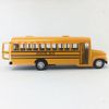 Kinsfun 6" inch Yellow School Bus Diecast Model pull back action openable doors