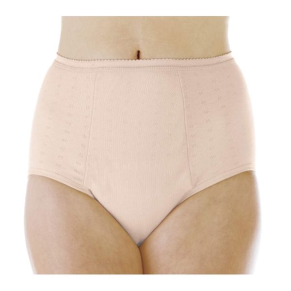 3-Pack Women's Maximum Absorbency Reusable Bladder Control Panties Beige 1XL (Fits Hip: 43-44")