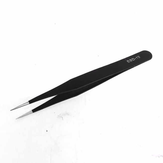 6PCS Anti Static Stainless Steel Tweezers Precision Tweezers Set