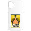 Blackout Curtains Stylish Starry Night Design Case for iPhone 16 Plus