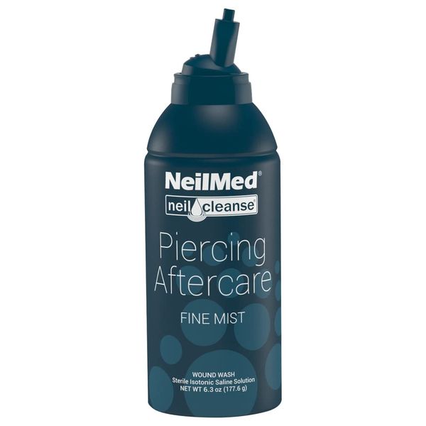 NeilMed Neilcleanse Piercing Aftercare, Fine Mist, 177.5g (6.3 oz)