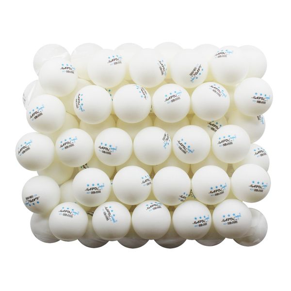 MAPOL 50 White 3-Star Table Tennis Balls Premium Training Ping Pong Balls