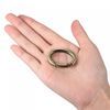 sourcing map Spring Oval Ring, 4Pcs 1.85 Inch Round Spring Snap Clip Trigger Spring Keyring Buckle for Bags Purses Keychain, Bronze