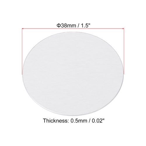 PATIKIL 38mm/1.5" Aluminum Foil Cap Liner, 150 Pack Resistant Tamper Induction Heat Sealer Sealing Liners for PET Plastic Bottle Jar Lid