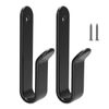 Skateboard Deck Horizontal Wall Mount Bracket Display Rack Hanger Holder 2*Hooks