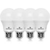 Great Eagle A19 LED Light Bulb, 9W (60W Equivalent), UL Listed, 2700K Warm White, dimmable, Standard Replacement (4 Pack)