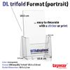 Taymar Single Pocket Dispenser for DL Leaflets and Brochures
