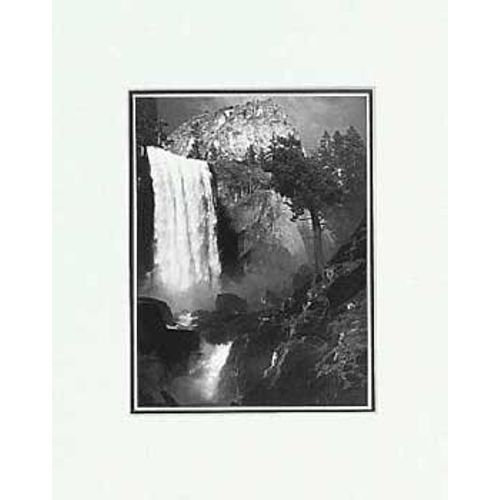 Ansel Adams - Vernal Fall Art Print SM Matted