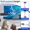 dcas Mini Projector Holder Wall Mount, 1/4 Universal Projector Ceiling Mount, 360°Degree Rotatable Projector Bracket, Universal Wall Mount Projector Holder, Wall Ceiling Mount for Projector (Bearing
