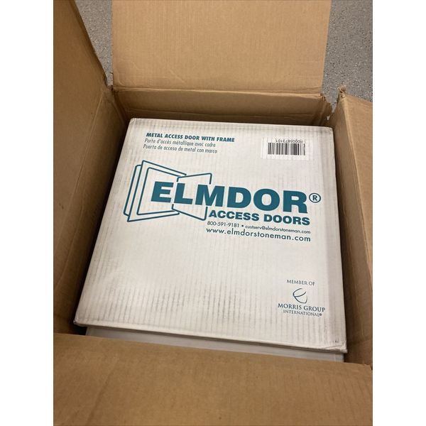 LOT OF 7 Elmdor Dry Wall Access Door 10" x 10"Prime Coat White Screwdriver