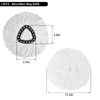 Spin Mop Replacement Heads, 2Pack Spinning Mop Replace Head for Easy Wring Mop, 100% Microfiber Mop Head Replacement Compatible with Triangle Spin Mop Refill for Floor Cleaning,White