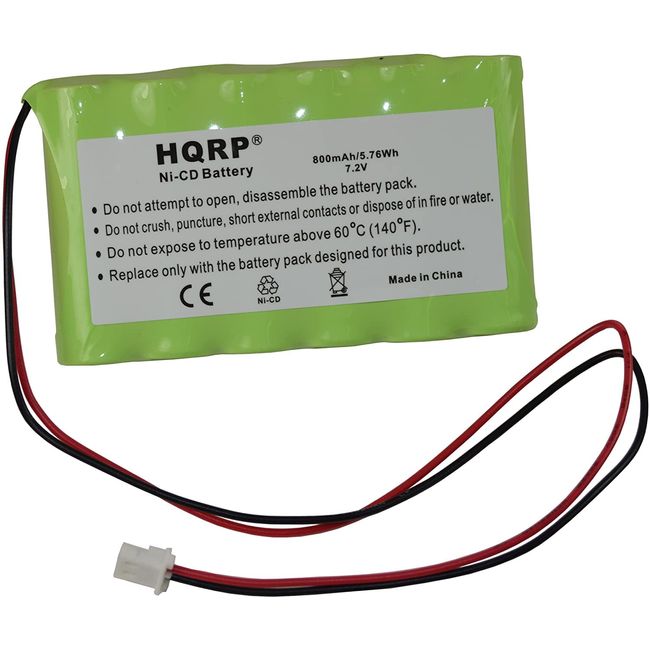 HQRP Battery Compatible with ADT Safewatch QuickConnect Plus, QuickConnect Security System 800mAh Ni-Cd