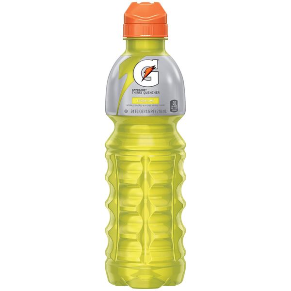 Gatorade Thirst Quencher, Lemon Lime, 24 Count, 24 oz Bottles