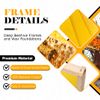 POLLIBEE 10 Frame Bee Hive, Beeswax Coated Beehive Include 2 Deep Bee Boxes and 1 Medium Bee Box with Beehive Frames and Foundation.
