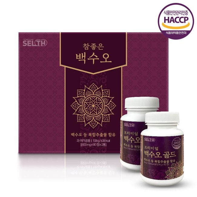 SELTH Premium Baeksoo Gold 180 tablets/free gift, 1ea