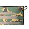 Microfiber Golf Towel - Thin Green Line Military Camo American Flag Graphic Golf Towel with Carabiner