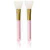 Boolavard 2 PCS Silicone Face Mask Brush,Mask Beauty Tool Soft Silicone Facial Mud Mask Applicator Brush Hairless Body Lotion And Body Butter Applicator Tools