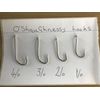 O'shaughnessey Hooks, Size 3/0, 50 Pieces