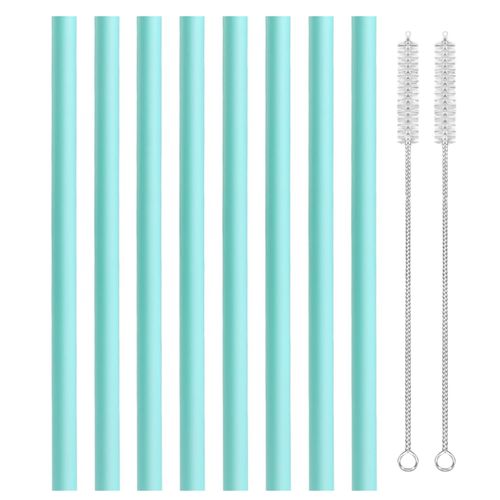 Replacement Straws Compatible with Owala 24 oz Water Bottle - Owala Freepsip, Flip 32 oz Straws Replacement - Accessories Set Include 8 Pack BPA-FREE Straws and 2 Pack Cleaning Brushes
