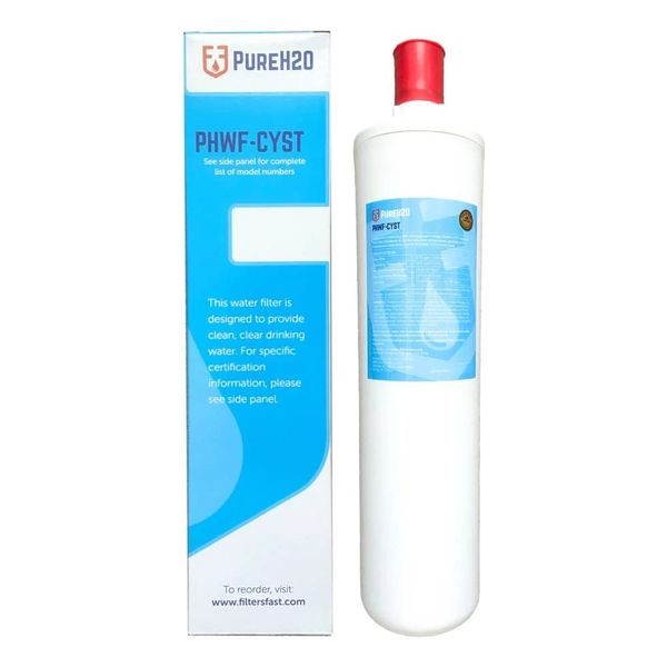 PureH2O PHWF-CYST Compatible Replacement for Aqua-Pure C-Cyst-FF Carbon Water Filter Cartridge