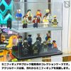 NABESHI Mini Figure Model Block Display Case Showcase Collection Case for Viewing (Flat Set of 2)