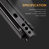 Universal Sliders Dual Locking Seat Rails Brackets Bucket Seats Reclining Pair