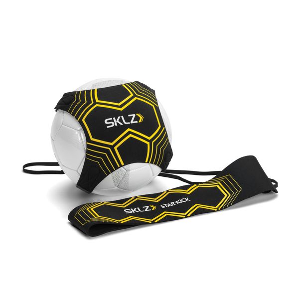 SKLZ Star-Kick Hands-Free Adjustable Solo Soccer Trainer - Fits Ball Sizes 3, 4, and 5