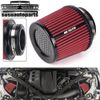 Red 3", 3.5", 4" Inlet, 6.5" Tall High Performance Cold Air Intake Air Filter
