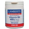 Lamberts Vitamin D3 400iu (10μg) 120 Tablets