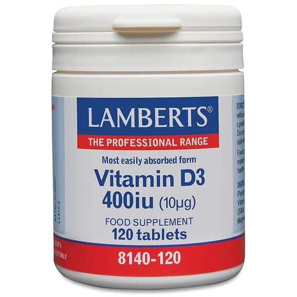 Lamberts Vitamin D3 400iu (10μg) 120 Tablets