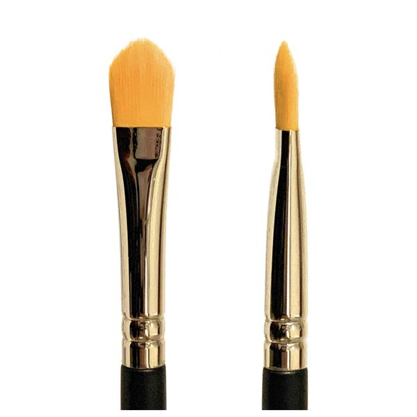Concealer Cut crease brush by R&M Handcrafted Makeup Artist Essential Brushes - Professional Concealer Brush