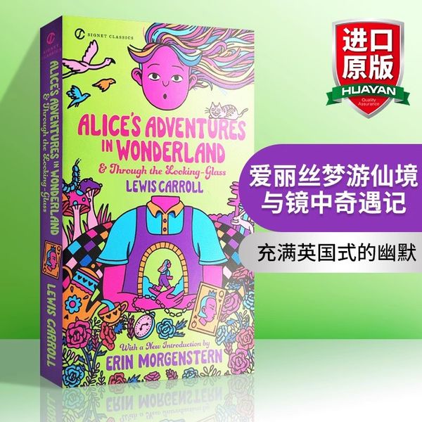 华研原版 爱丽丝梦游仙境 英文原版 Alice's Adventures in Wonderland 爱丽丝漫游奇境记 童话故事英文小说进口书籍 英语原版