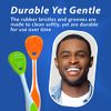 BrightWorks Tongue Cleaner - Dual Action Cleaning - Helps Freshen Breath - 3-Pack