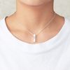 Philip Jones Silver Plated Nan Bar Necklace