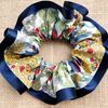 Generous Volume! Satin Ribbon Scrunchie Liberty Pattern (Angelica Gara)