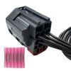 LIZAPUS Headlight Connector Harness Pigtail Plug Compatible with 2011-2014 Chrysler 200 Halogen Headlight