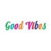 (PKT) Good Vibes Felt Letter Banner 1.67m