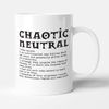 Victorian Printing Co - Chaotic Neutral Definition - Gaming Gift Mug, Ceramic, 11fl.oz.
