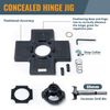 POWERTEC 71847 Concealed Hinge Jig for Cabinet Door Mounting and Installation