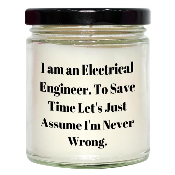 Funny Electrical Engineer Graduation Gift Ideas - 9oz Vanilla Soy Candle from Friends