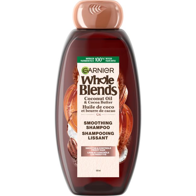 Garnier Whole, Hindistan Cevizi Yağı ve Kakao Yağı Özleri ile Şampuanı Harmanlıyor, 22 Fl Oz (1 Sayı)