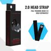 TRAININGMASK Training Mask - Straps for Mask 2.0, Adjustable Band for Running, Black