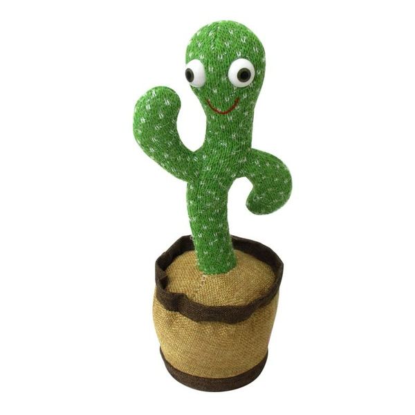 FIRST ARROW Cheerful Cactus Dancing Amigo Monomic Glowing! Built-in 120 Melody No. 207-490 (274902) Plush Toy