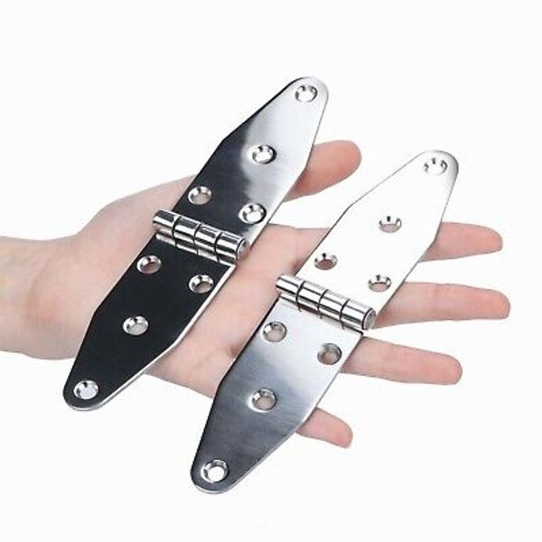 2X Marine Stainless Steel Polished Door Hinges Heavy Duty Door Hardware