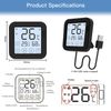 MOES WiFi IR Smart AC Remote Controller LCD Touch Screen Built-in Thermometer