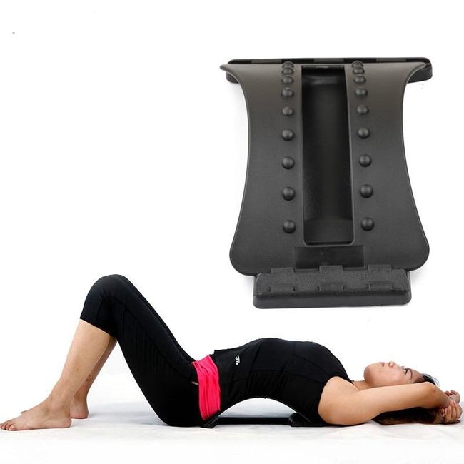 Back Massage Stretcher Stretching Magic Waist Support Neck Relax Spine Pain Cervical lumbar traction Humpback Device