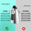 (UTD)Metal Kitchen Faucet Head Replacement, 3-Function Pull Down Spray Head