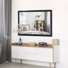 Rectangular Wall Mirror 24" x 36" Bathroom Mirror Black PS Frame Vanity Mirror 
